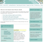 Tablet Screenshot of adoptionsearchreunion.org.uk